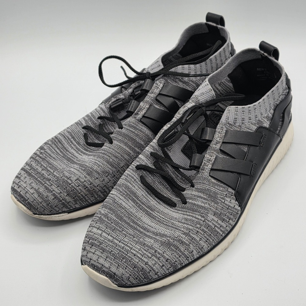 Cole Haan Grand.OS Knit Sneakers Mens 12M Grey Good C35724 Athletic Casual Shoes